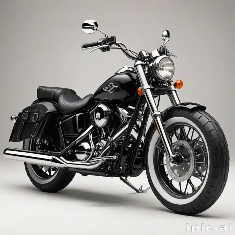 motorcycle clipart black and white