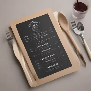 menu mockup free