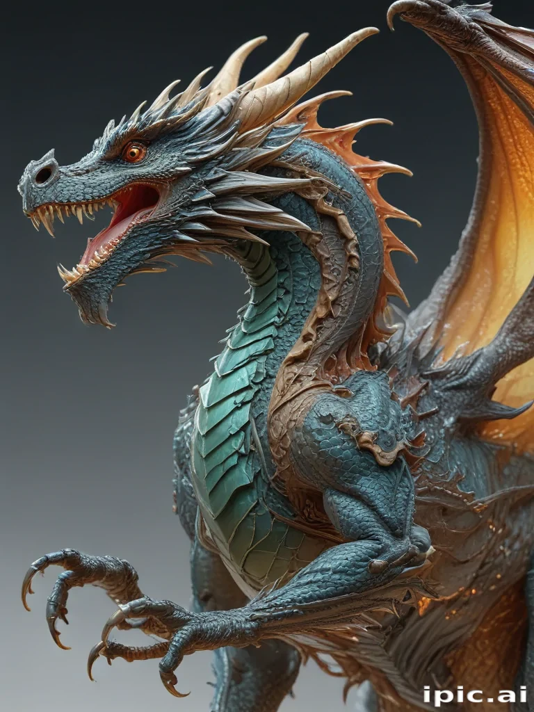 transparent dragon