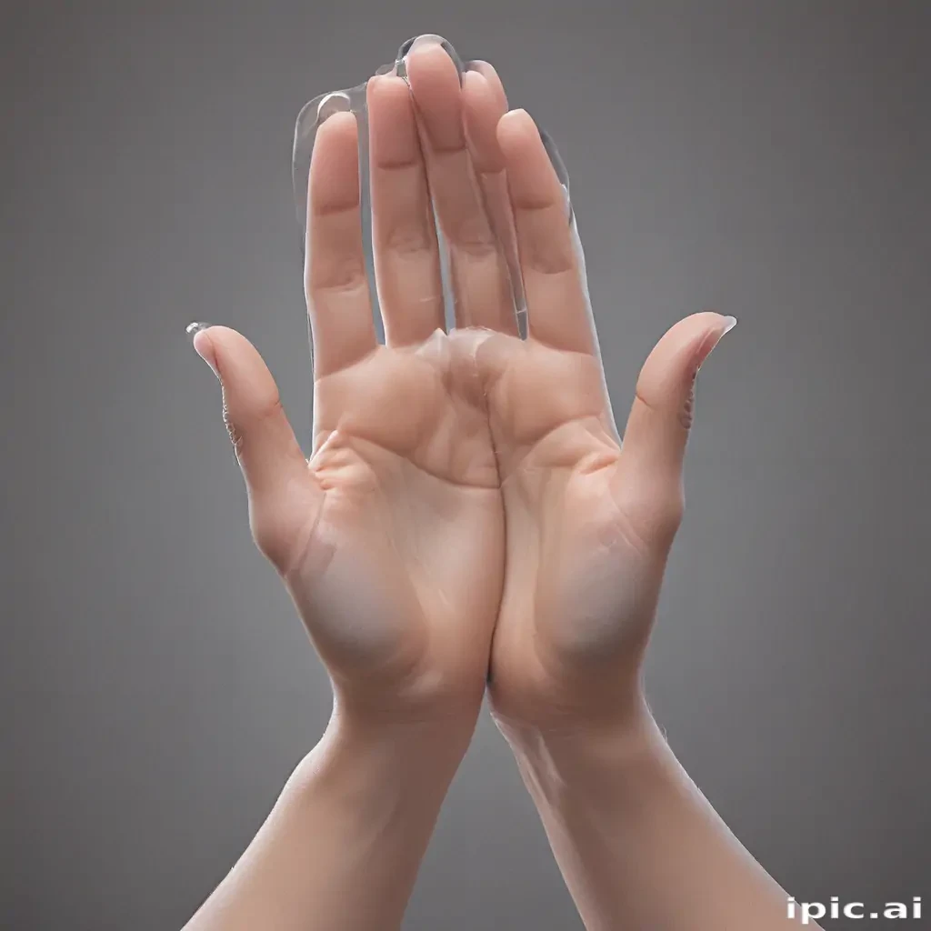 transparent prayer hands