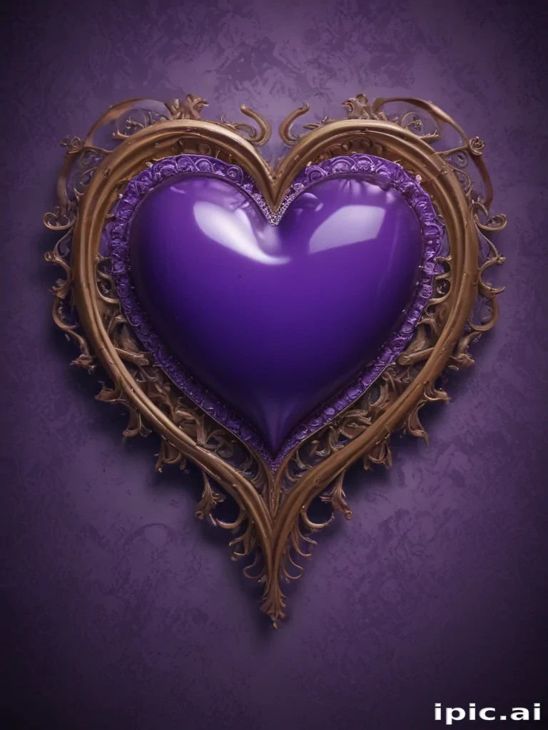 wallpaper purple heart