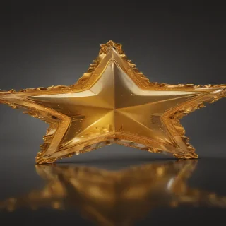 golden star transparent