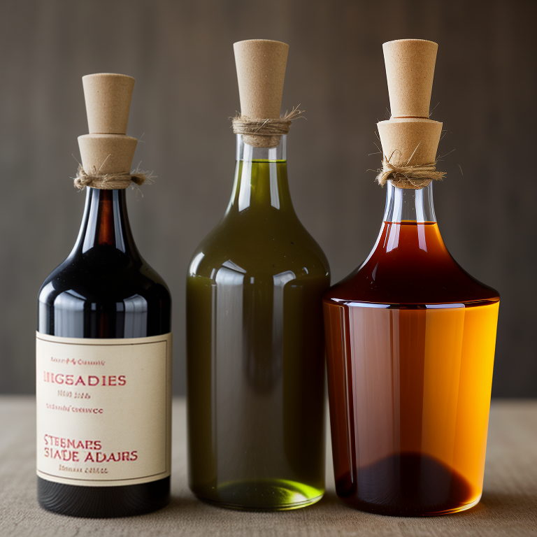 discuss briefly a comparison of the two vinegars