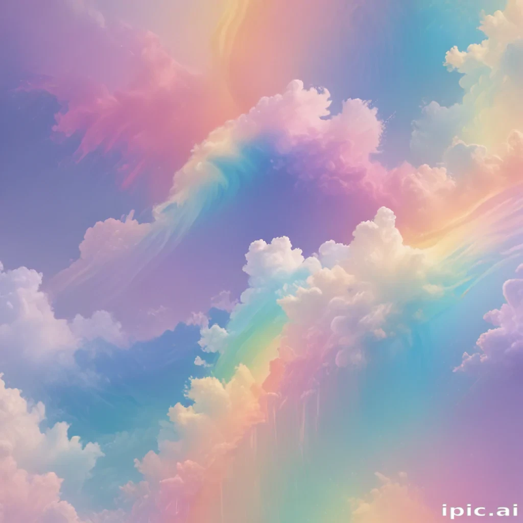rainbow pastel background