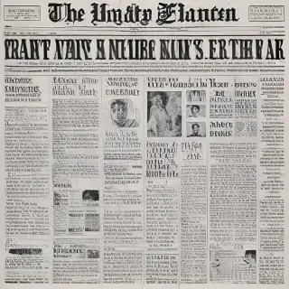 newspaper transparent