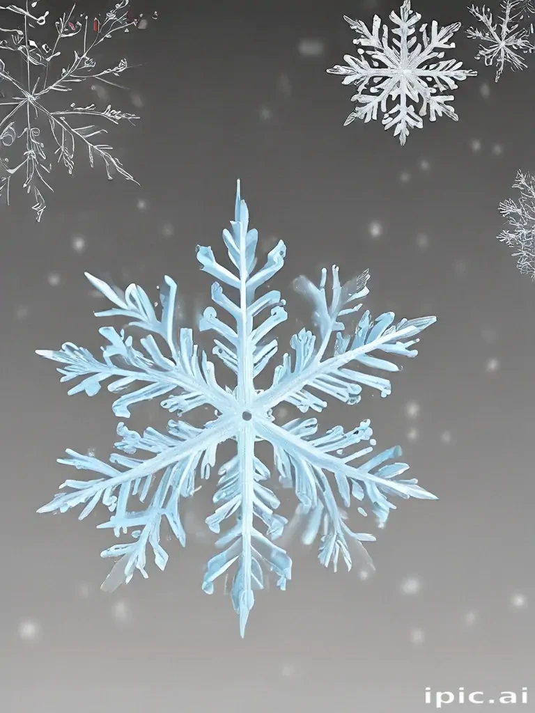 snowflakes clipart transparent background