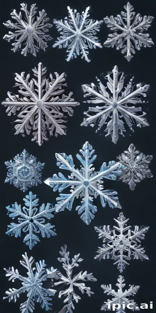 snowflake clipart with transparent background