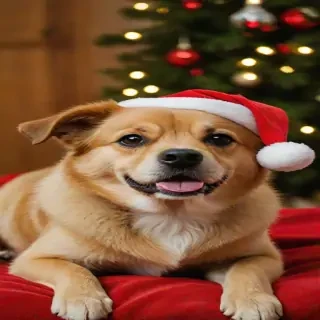 christmas dog photos