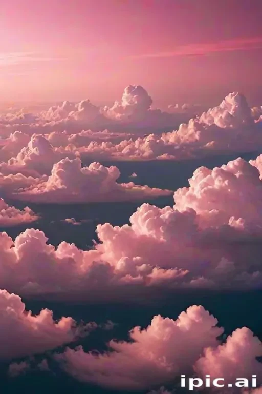 pink clouds wallpaper