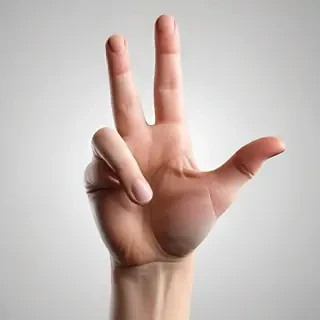 point finger png