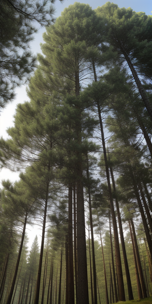 pine trees transparent background