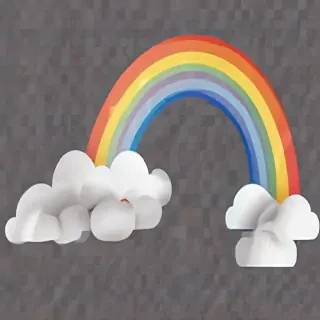 transparent background rainbow clipart