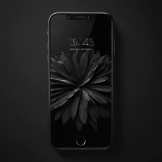 all black iphone wallpaper