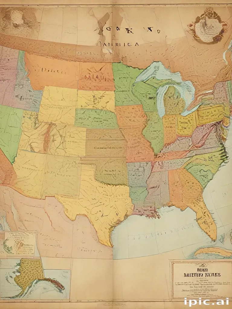 map of united states of america