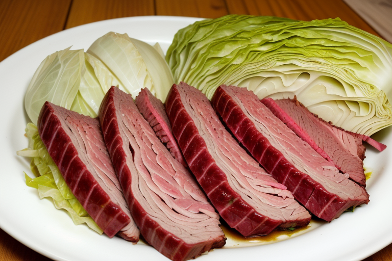 cabbage and corned beef jamaican
