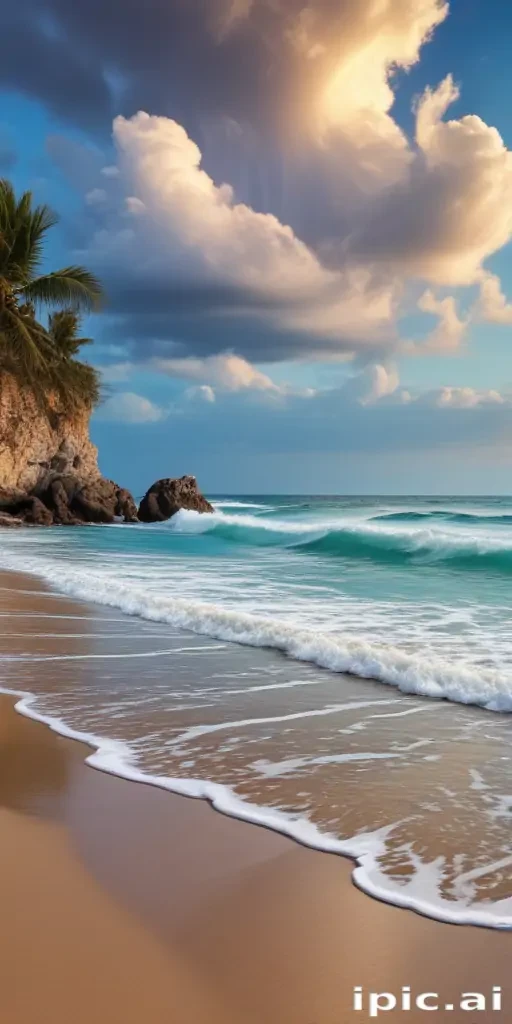 beach screensaver iphone