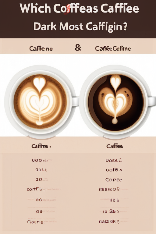 which coffee has the most caffeine dark or light
