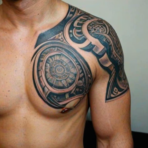 male rib tattoos