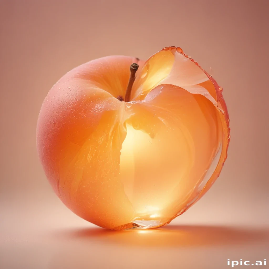 light peach background