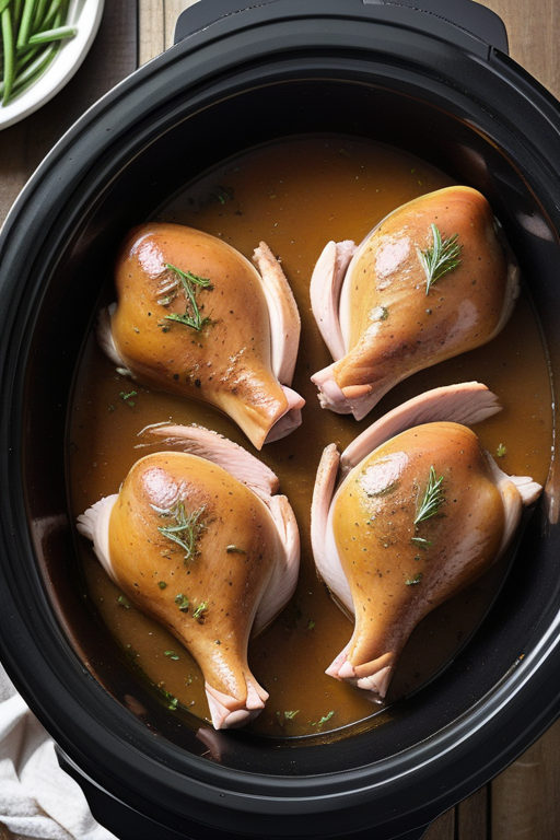 chicken leg quarters crock pot