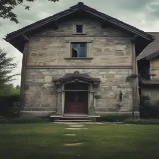 background of the house