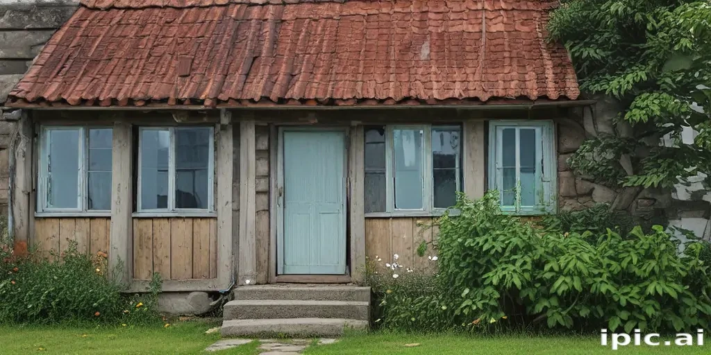 background of the house