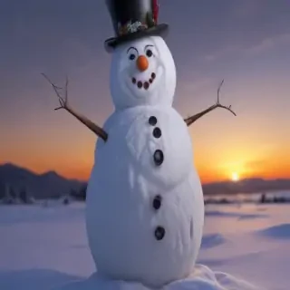 png snowman
