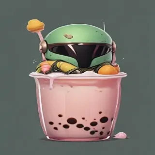 aesthetic cute boba wallpaper