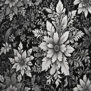 black with white pattern