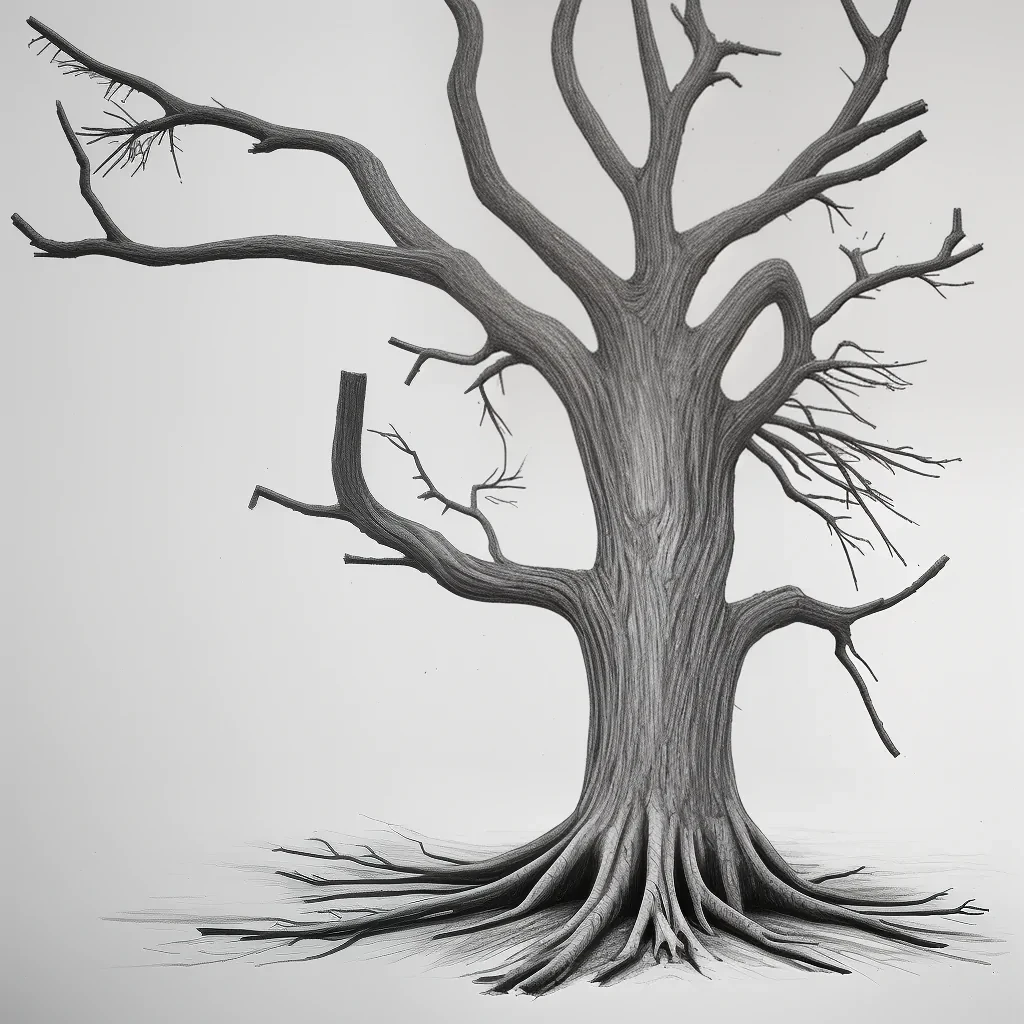 dead tree drawings