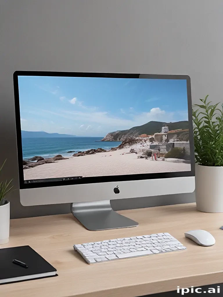 pc screen mockup