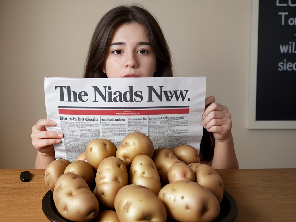 what do you call a potato who reads the news