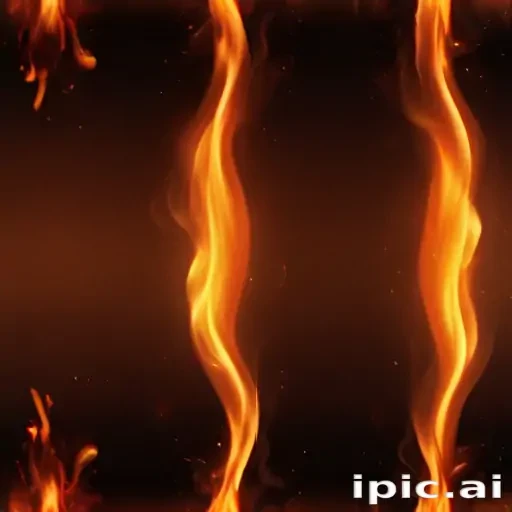 background with fire