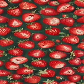 strawberry background aesthetic