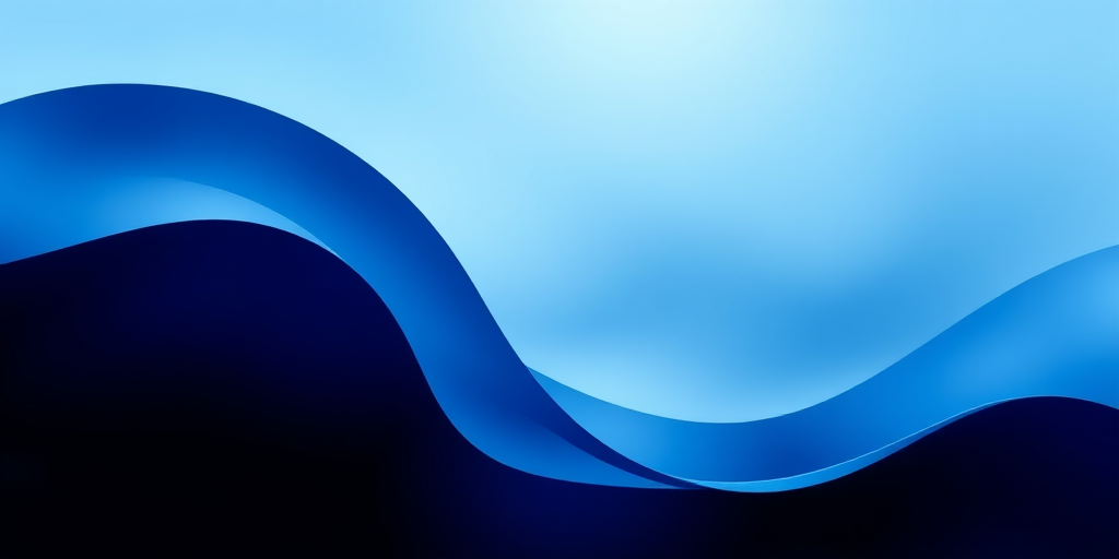 Create an abstract digital artwork featuring smooth gradients of deep blue tones and flowing organic shapes, captured with a 50mm lens at f/2.8, ISO 100, using a high-resolution digital camera for enhanced clarity and detail.