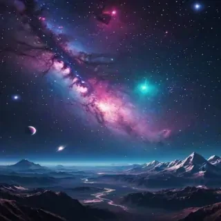 space wallpaper aesthetic