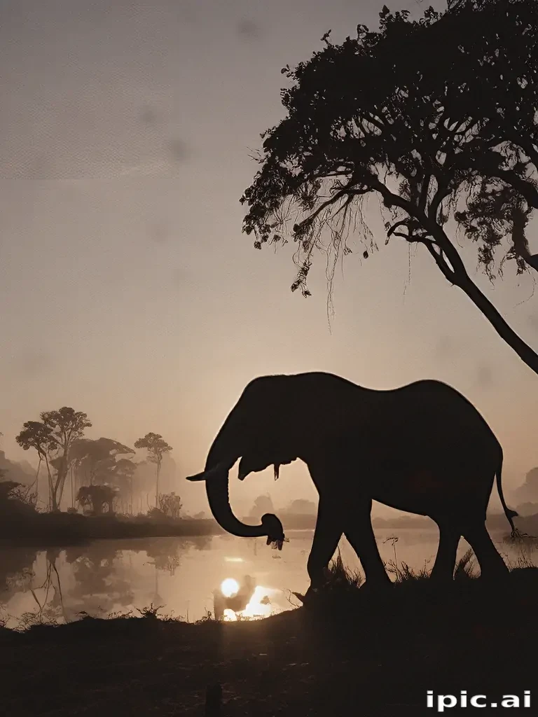 elephant silhouette