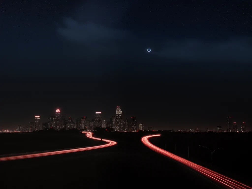 night time background