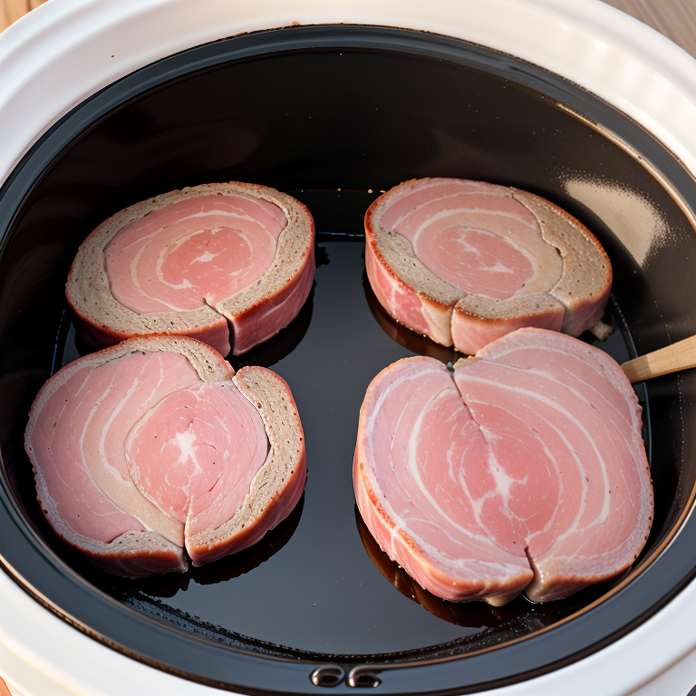 ham steaks in the crockpot