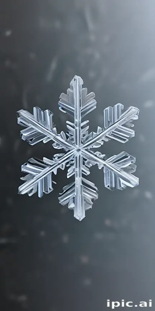 transparent snowflake