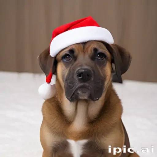 pictures of dogs christmas