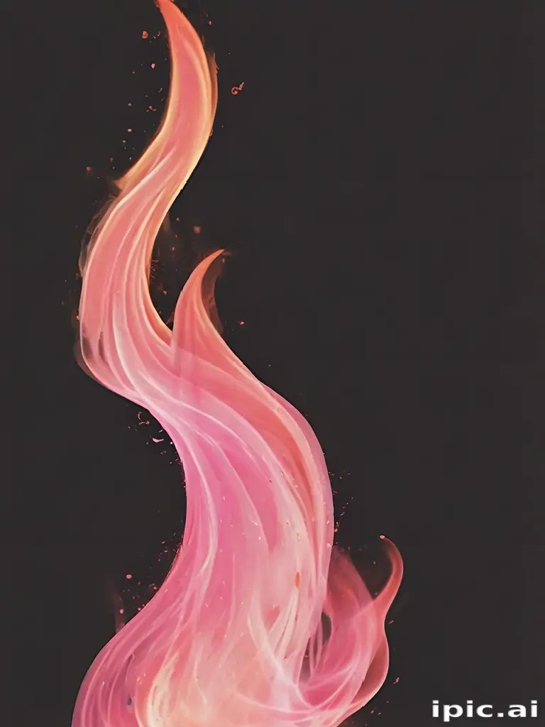 pink flames png
