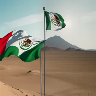 flag of mexico wallpaper