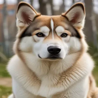 alaskan husky shepherd
