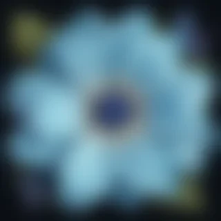 blue flower clip art