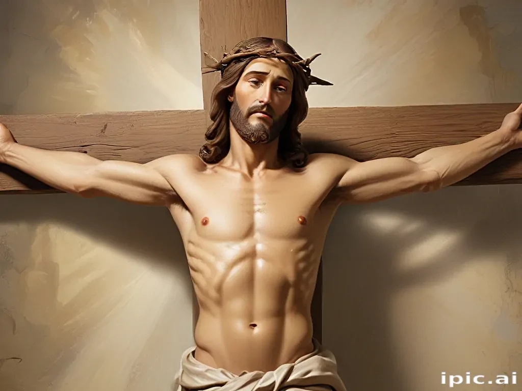picture of jesus on cross