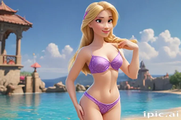 rapunzel in bikini