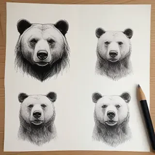 bear drawlings