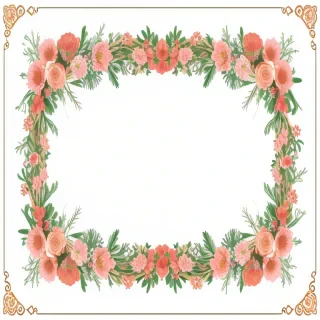 floral borders clipart