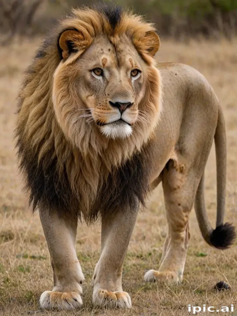 transparent lion